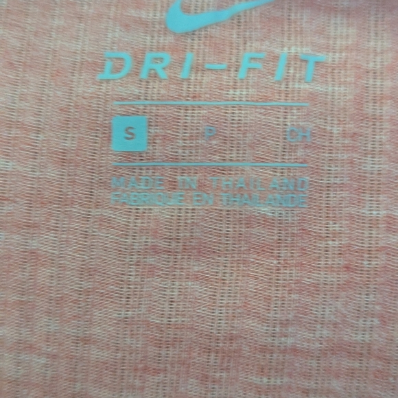 Nike dri-fit sleeveless shirt NWOT orange color - Picture 2 of 3